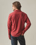 Men's Premium Slub Button Up Long Sleeve - Russet Brown